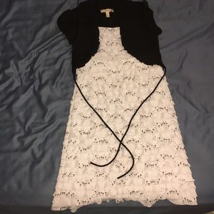 Black and White Formal Children’s Dress